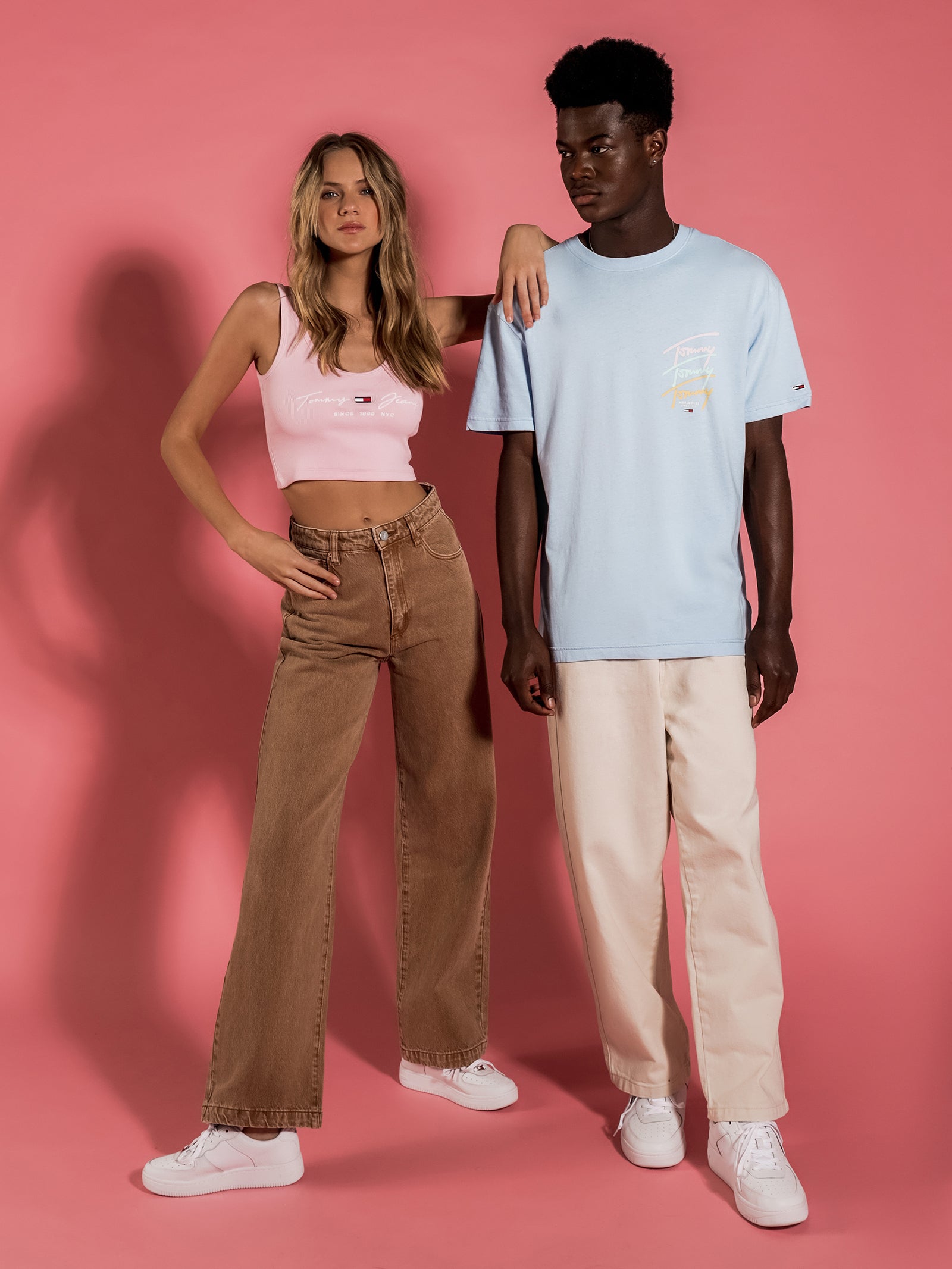 Pastel Repeat Signature Logo T-Shirt