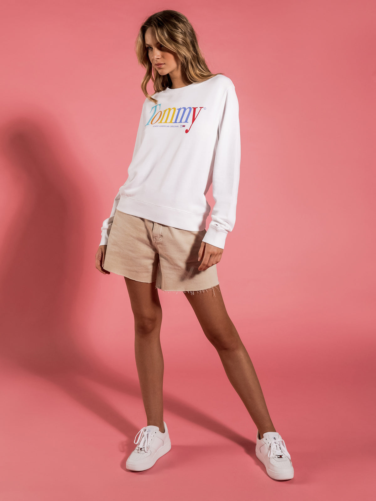 Tommy Hilfiger Regular Color Sweatshirt | White
