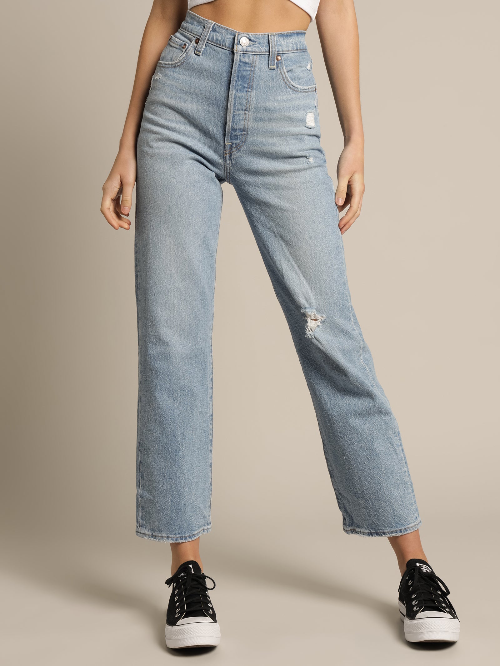 Ribcage Straight Ankle Jeans
