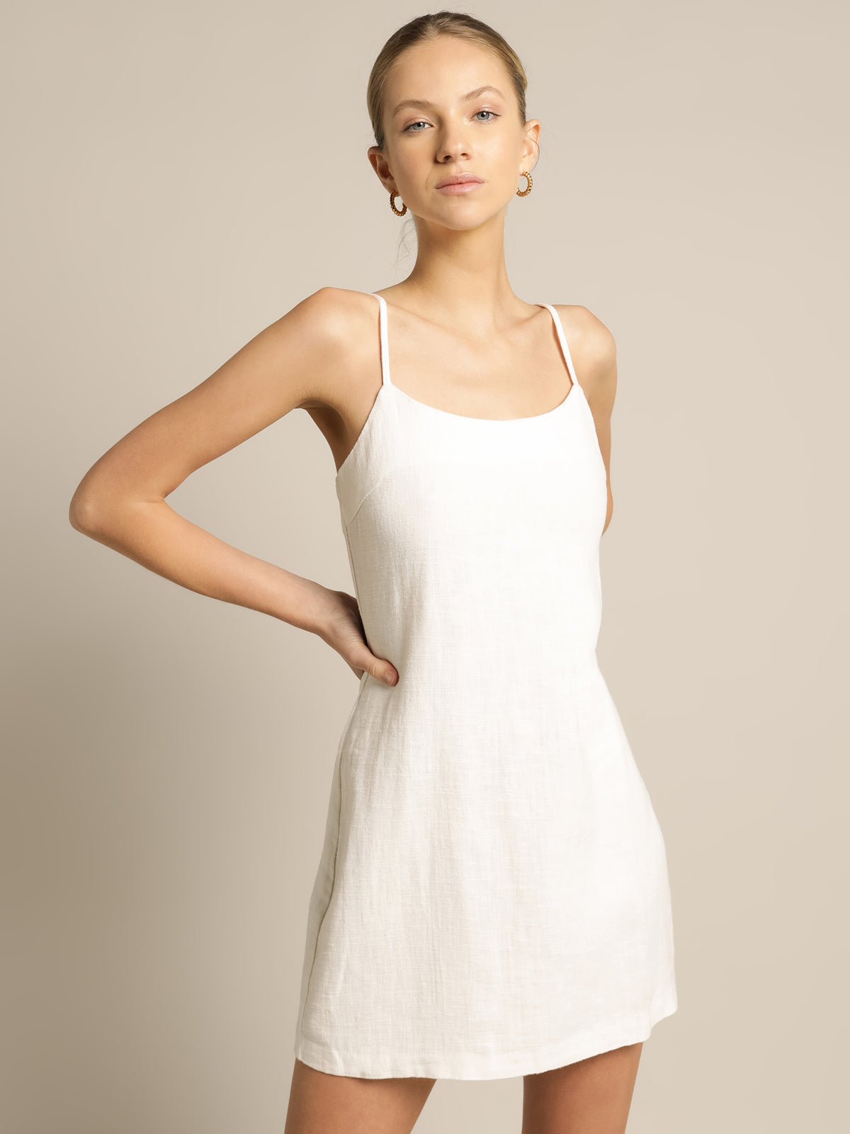 Blair Mini Dress in White