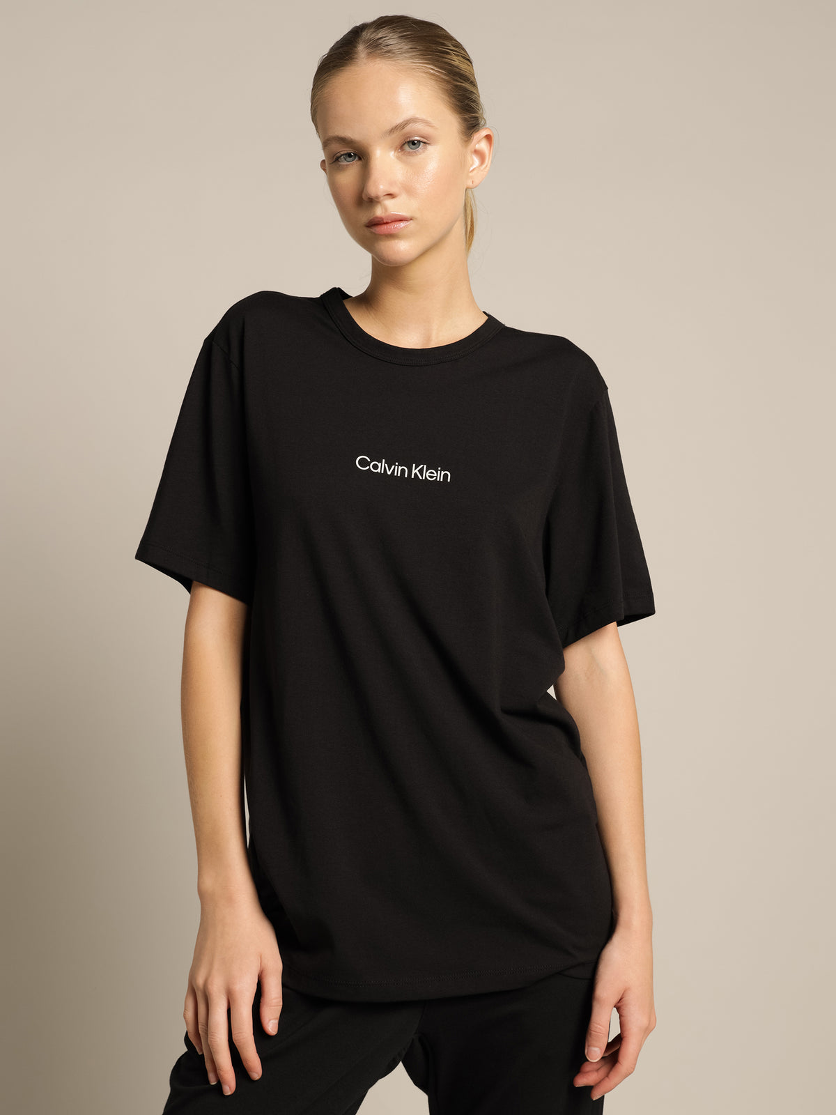 Modern Structure Lounge T-Shirt in Black