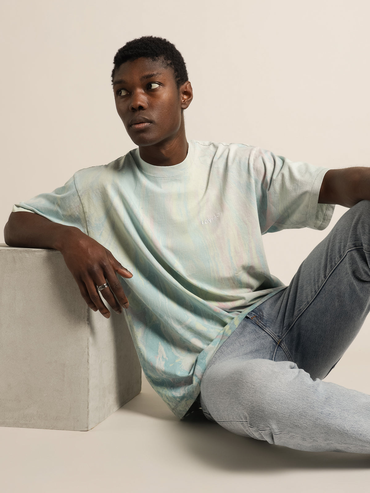 Vintage Fit T-Shirt in Marble Dye