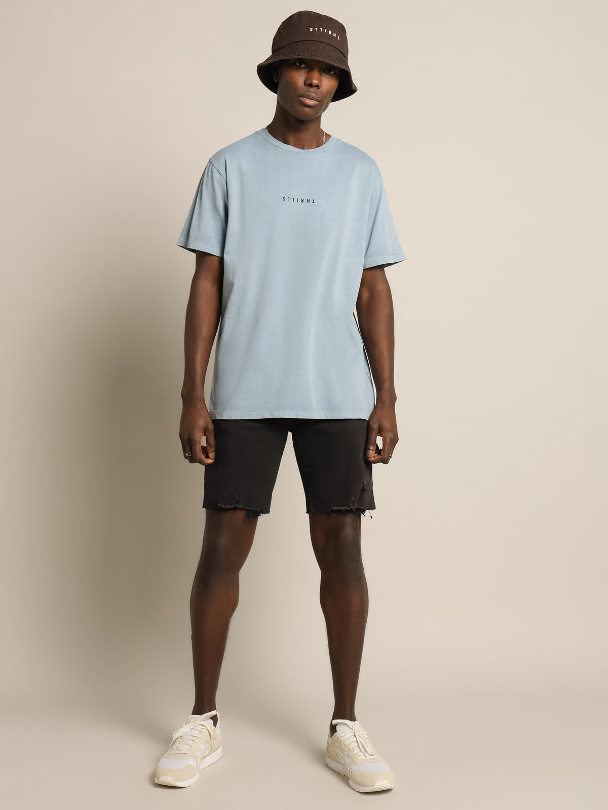 Thrills Minimal Thrills Merch Fit T-Shirt | Light Blue