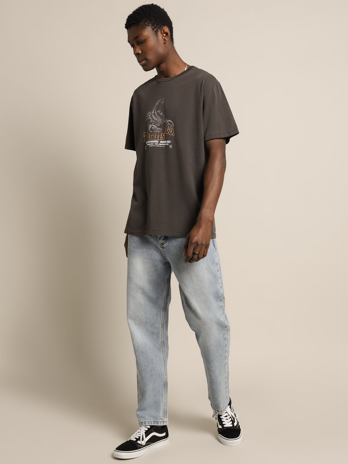 Thrills Raising Hell Merch Fit T-Shirt | Black