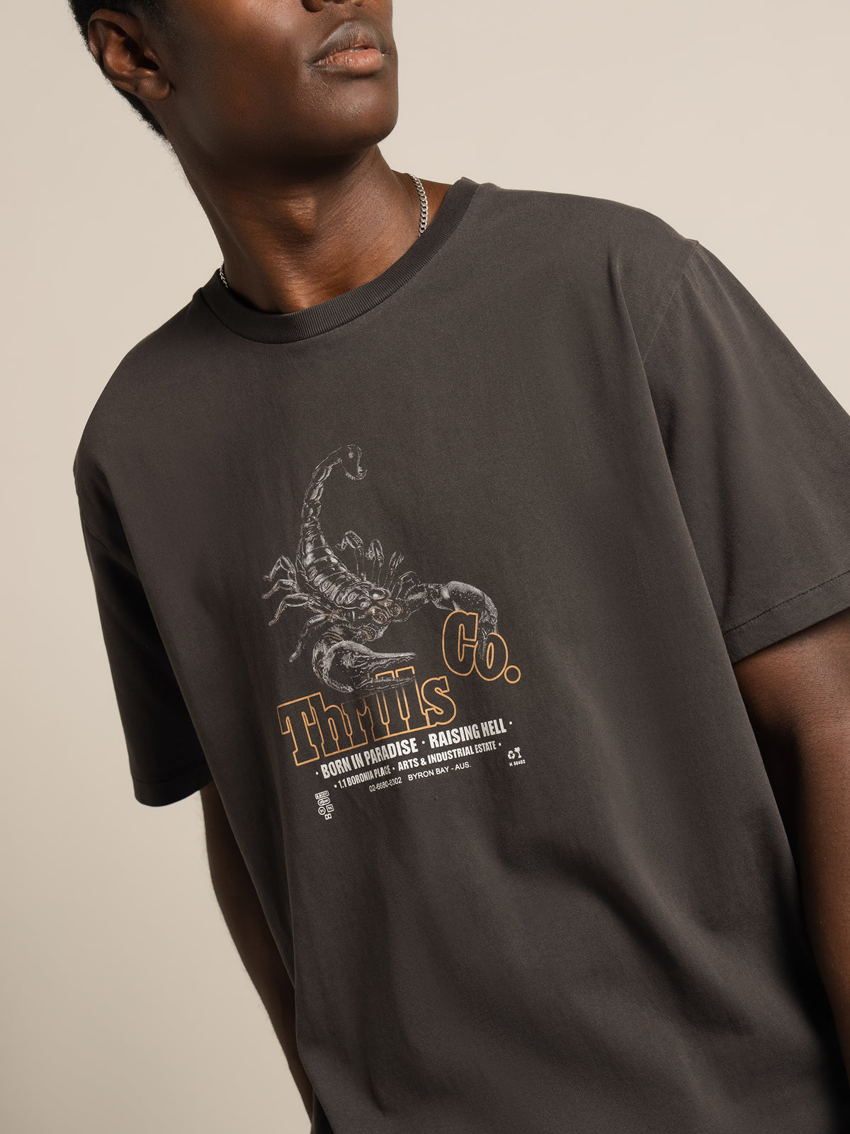 Thrills Raising Hell Merch Fit T-Shirt | Black