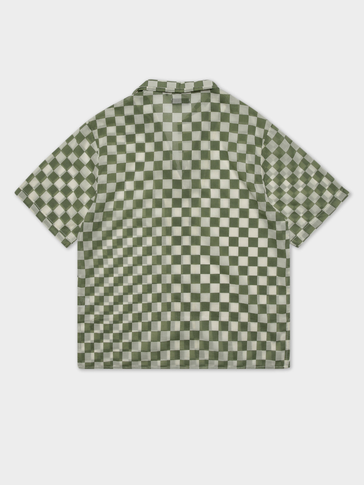 Aalto Slouch Shirt in Eucalyptus Green Check