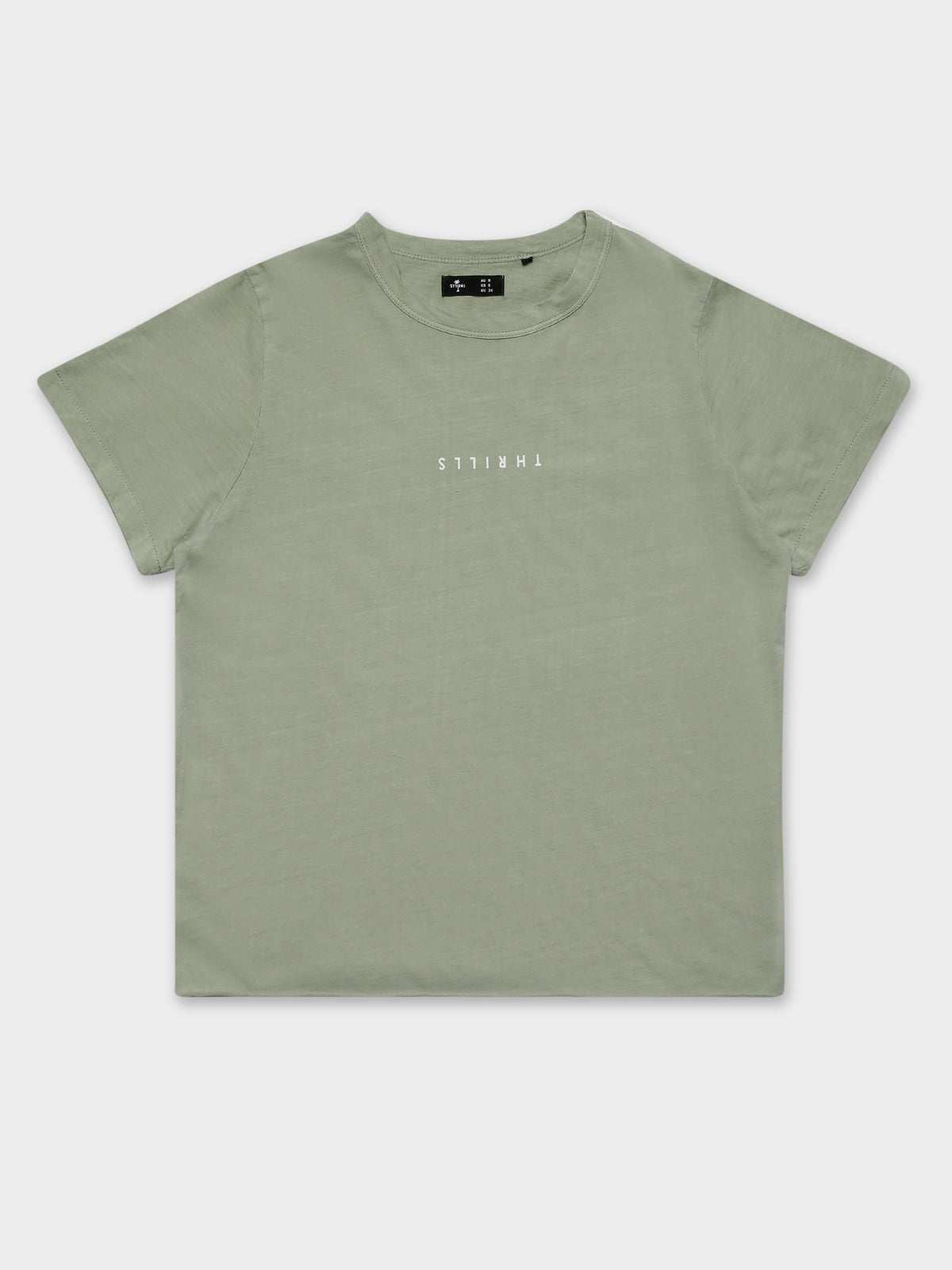 Minimal Thrills Relaxed T-Shirt in Eucalyptus Green