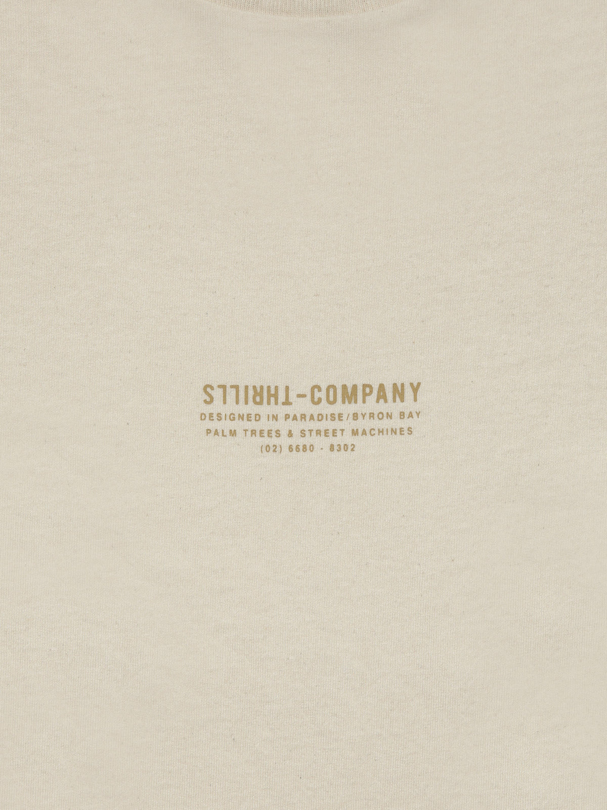 Thrills Regiment Merch Fit T-Shirt | Unbleached