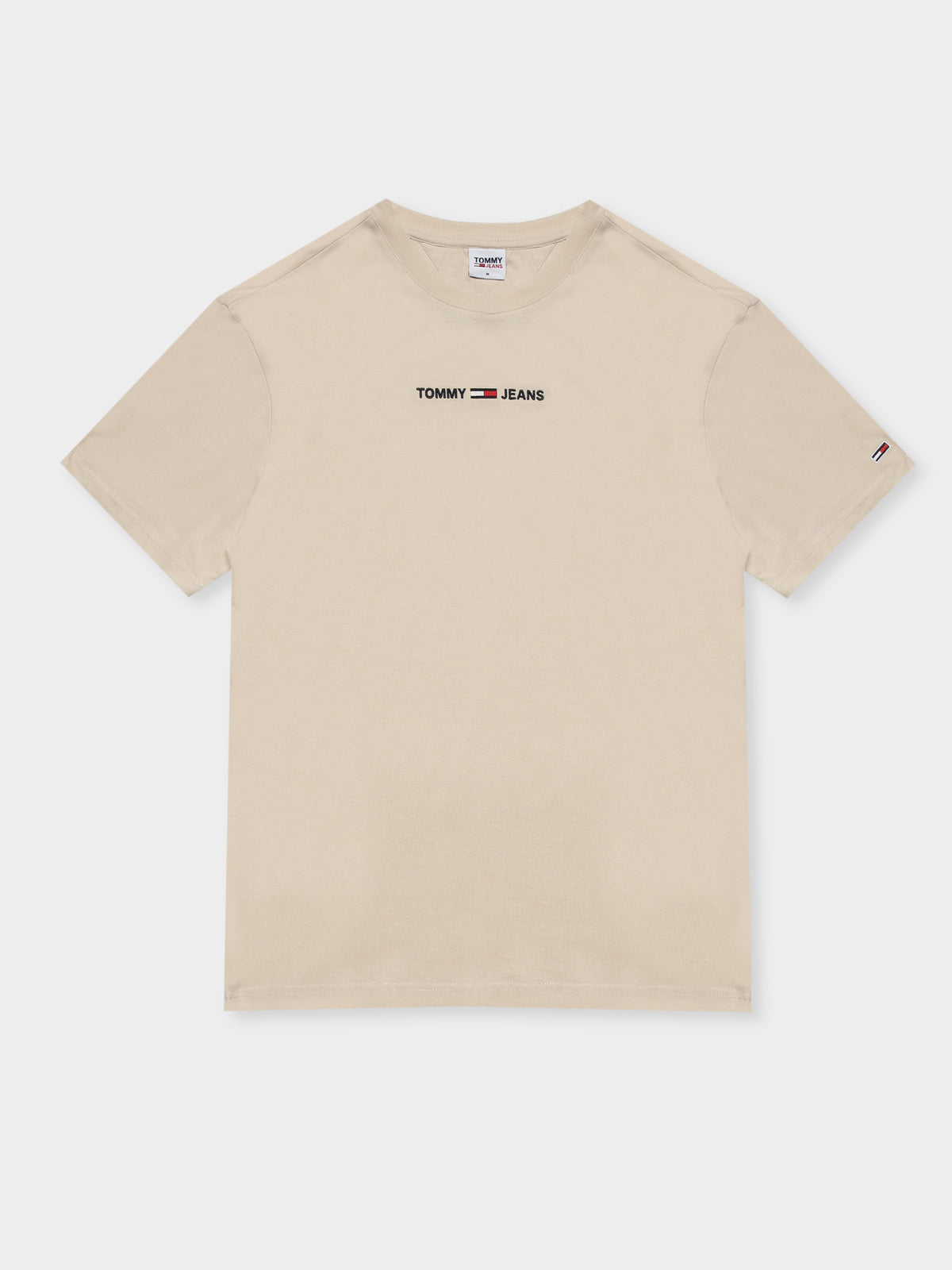 Small Text T-Shirt in Smooth Stone