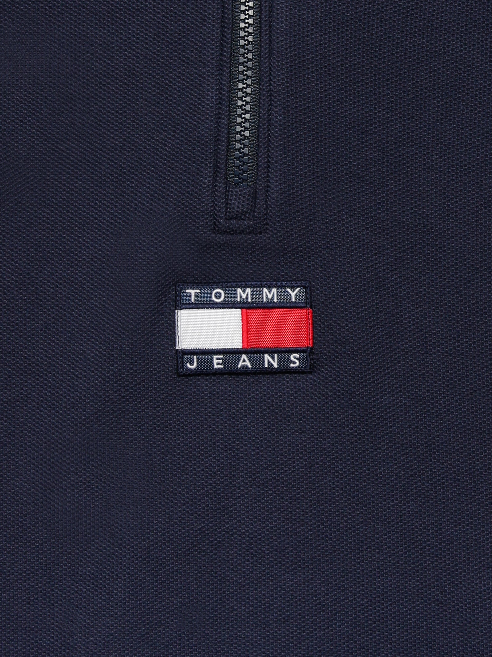 Relaxed Zip Colorblock Polo Shirt