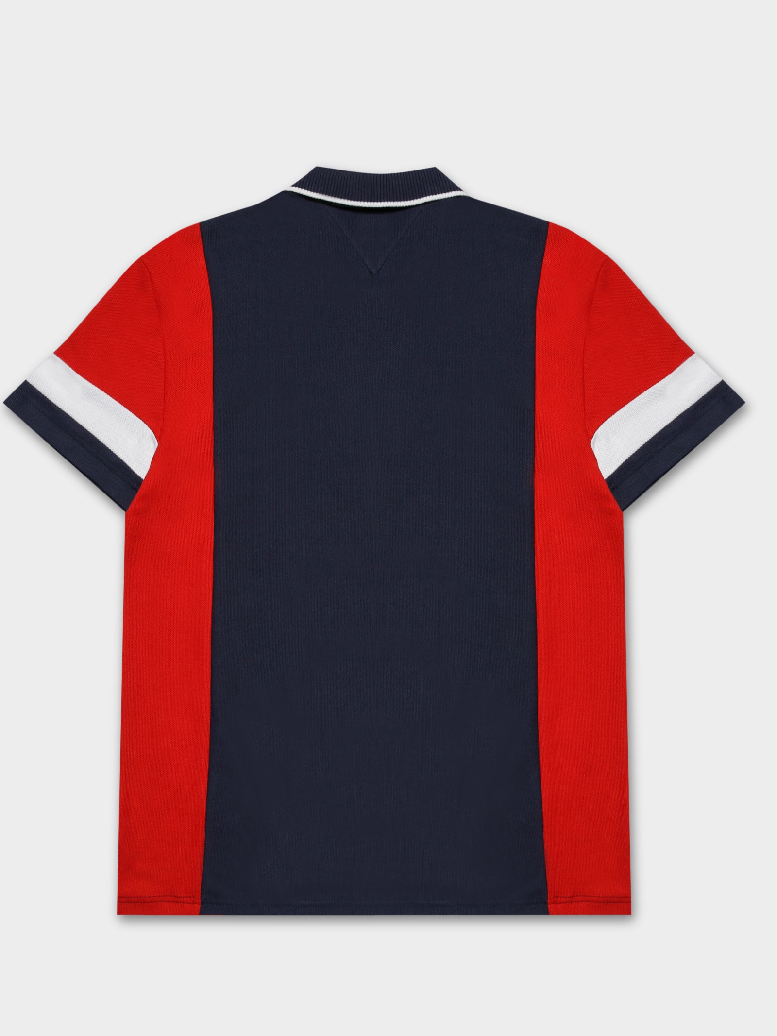 Relaxed Zip Colorblock Polo Shirt
