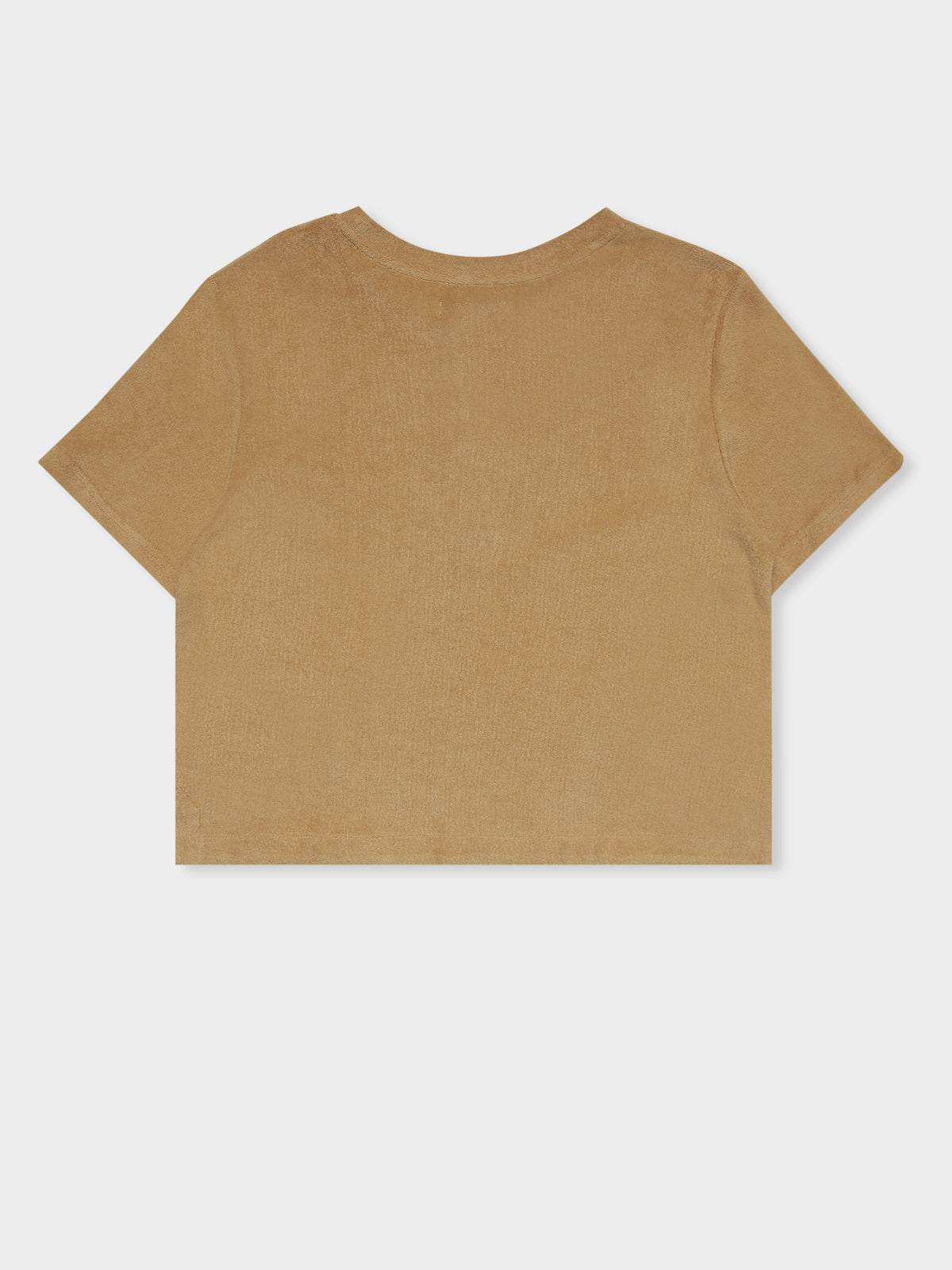 Finn Terry T-Shirt in Caramel Brown