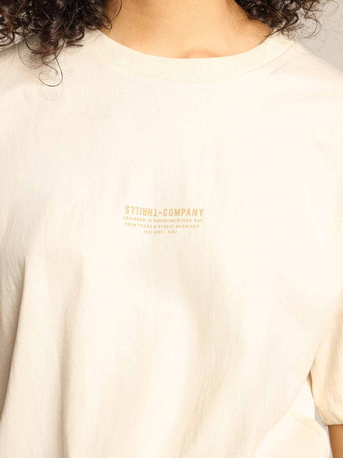 Thrills Regiment Merch Fit T-Shirt | Unbleached