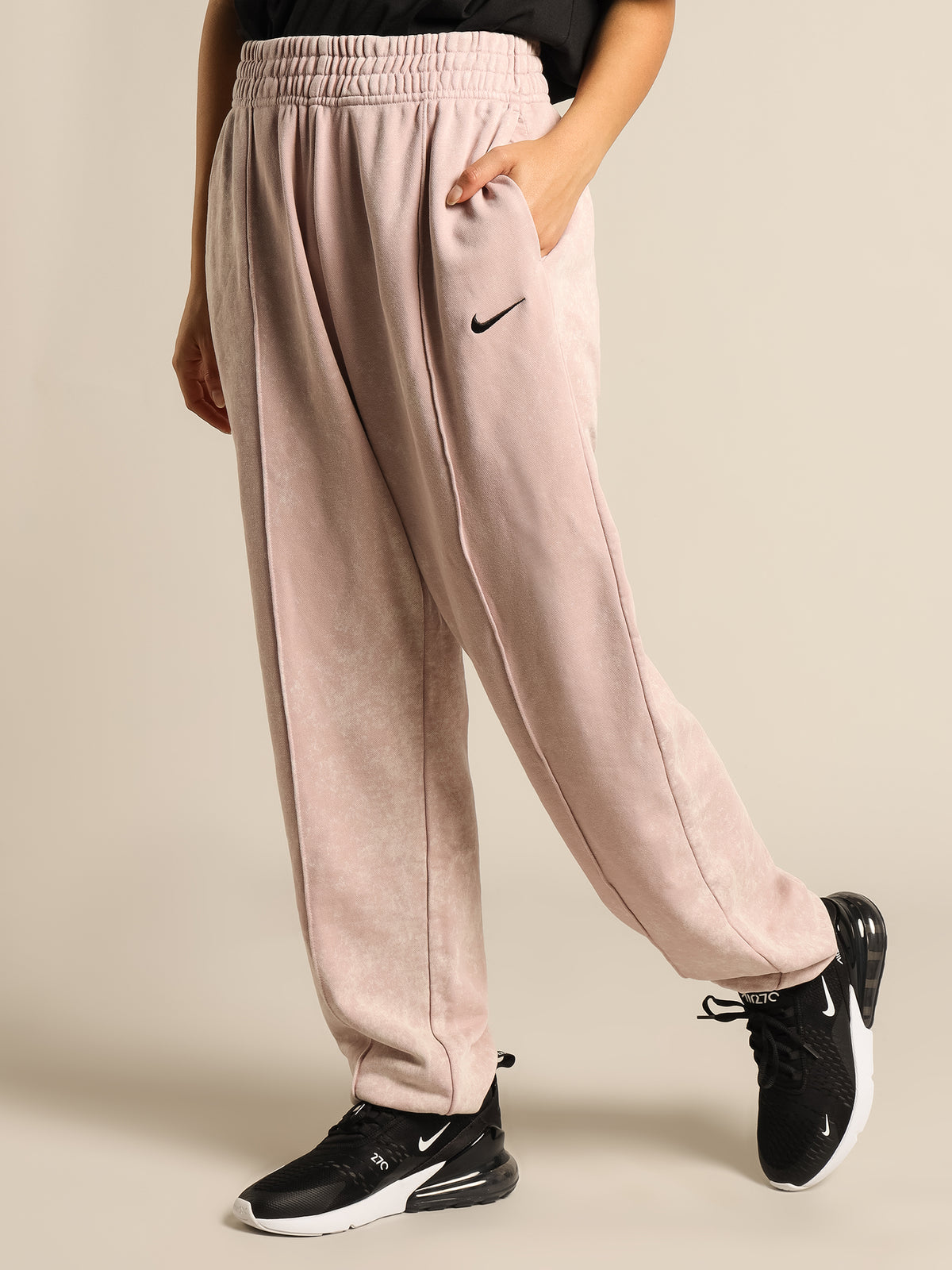 NSW Essential Fleece Track Pants in Champagne