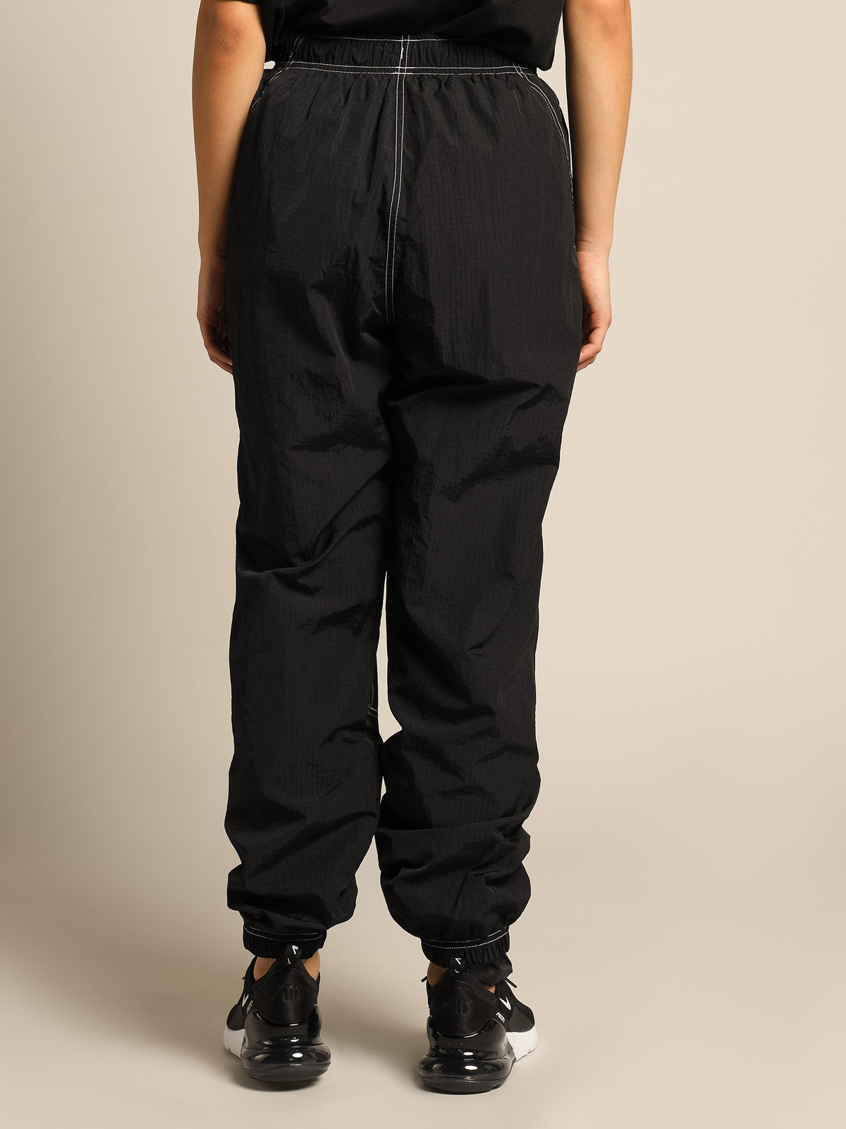 NSW Repel Swoosh Track Pants in Black &amp; White