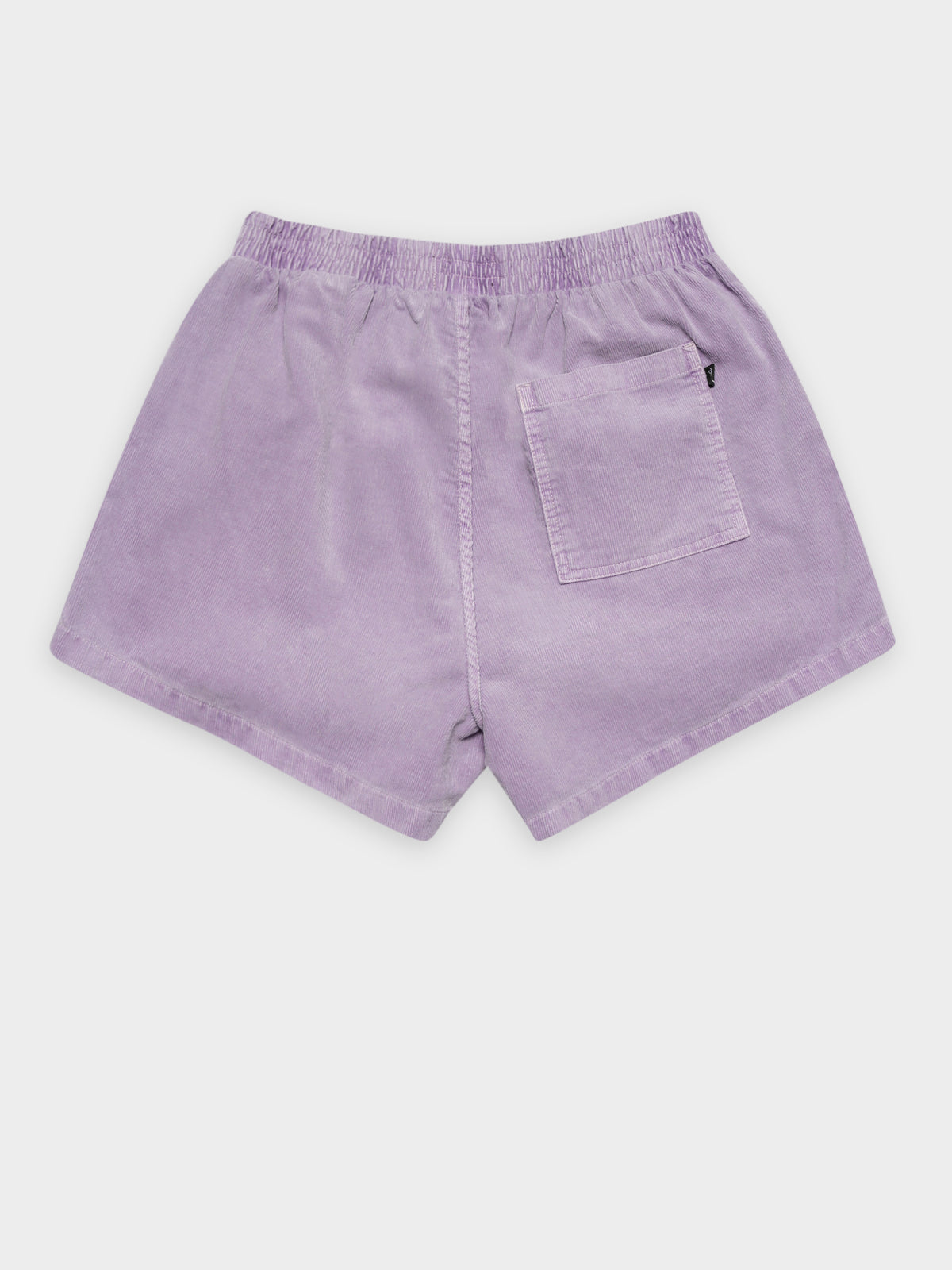 Stock Cord Shorts in Pastel Lilac