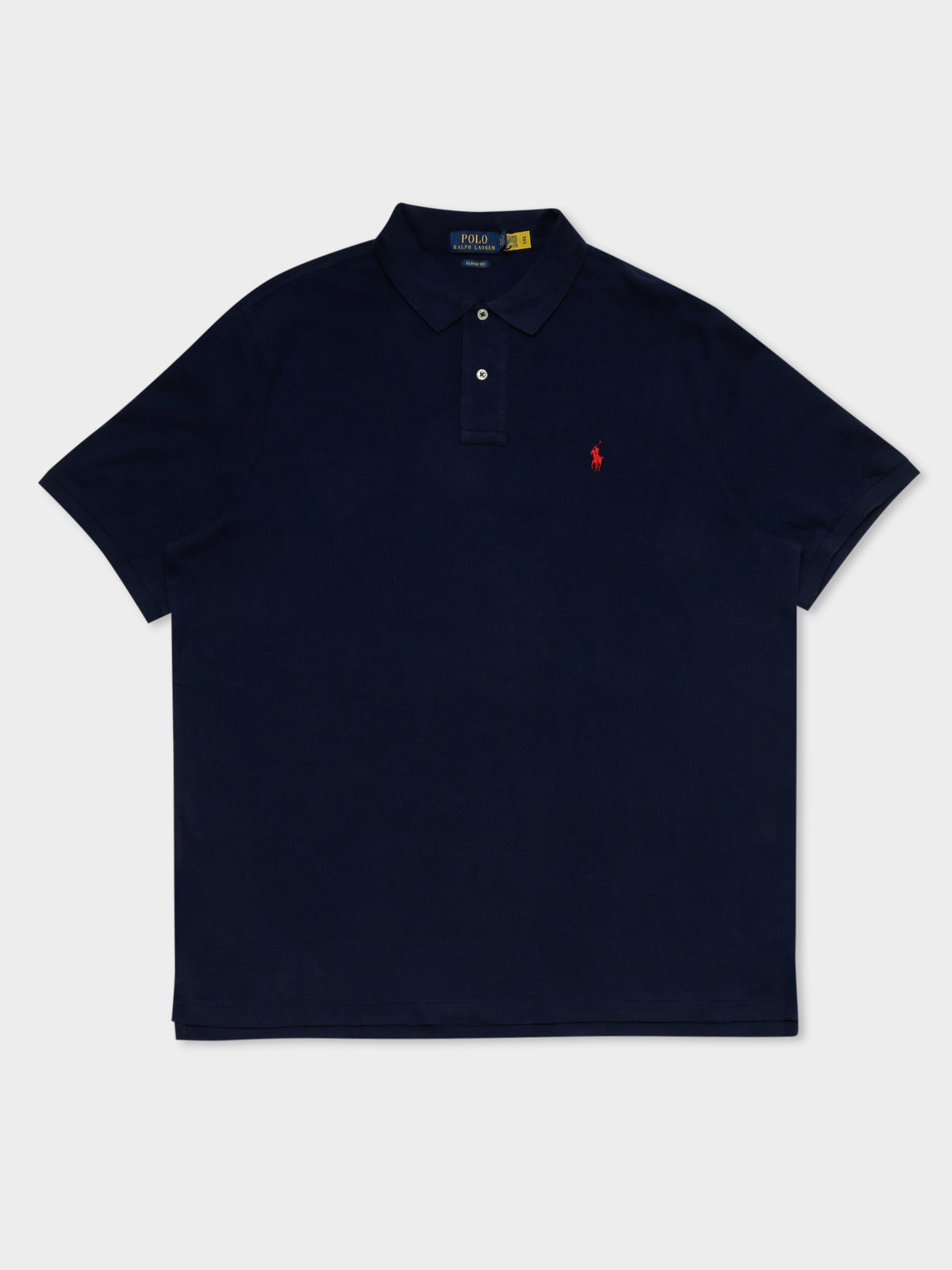 Classic Fit Mesh Polo in Newport Navy