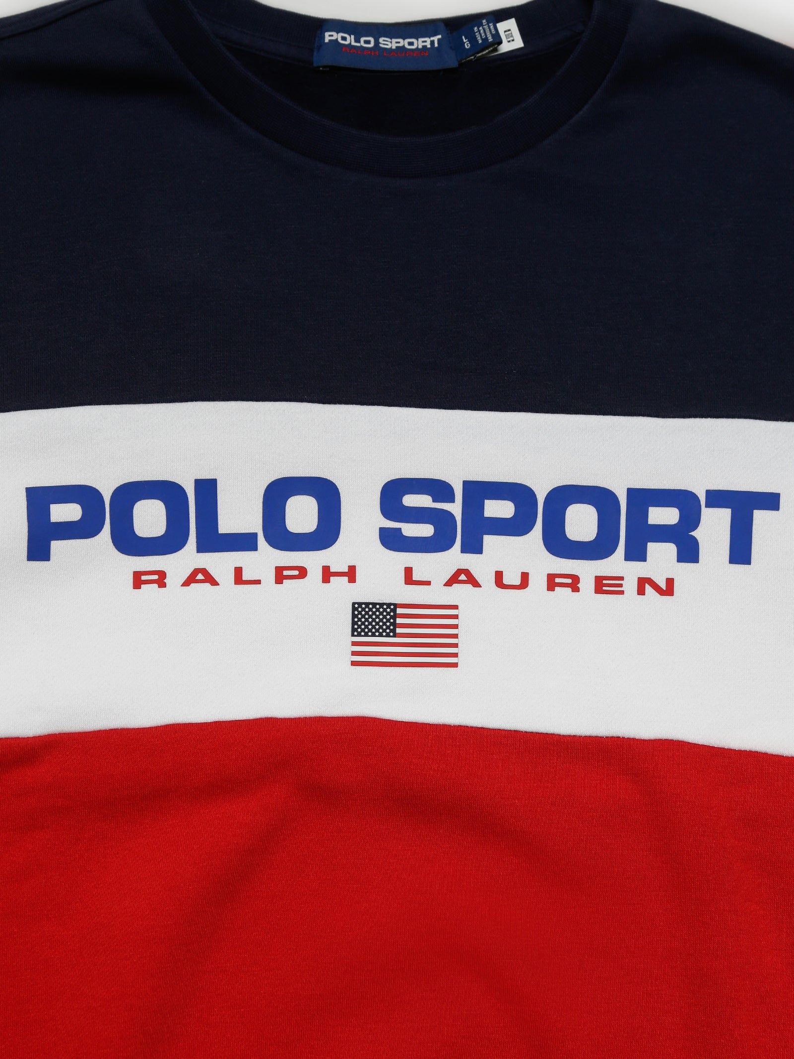 Polo Sport Tricolore Crew Sweat