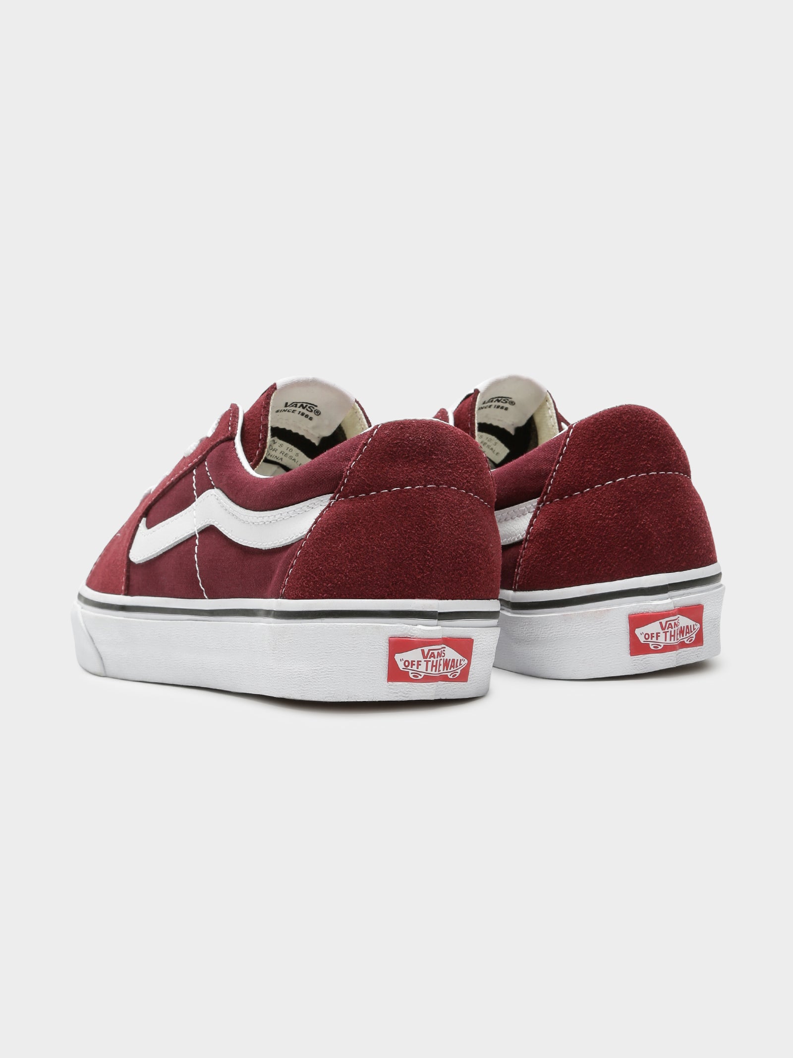 HOT Burgundy Vans Vans Bordeaux Sk8 Vans Unisex SK8 Lo