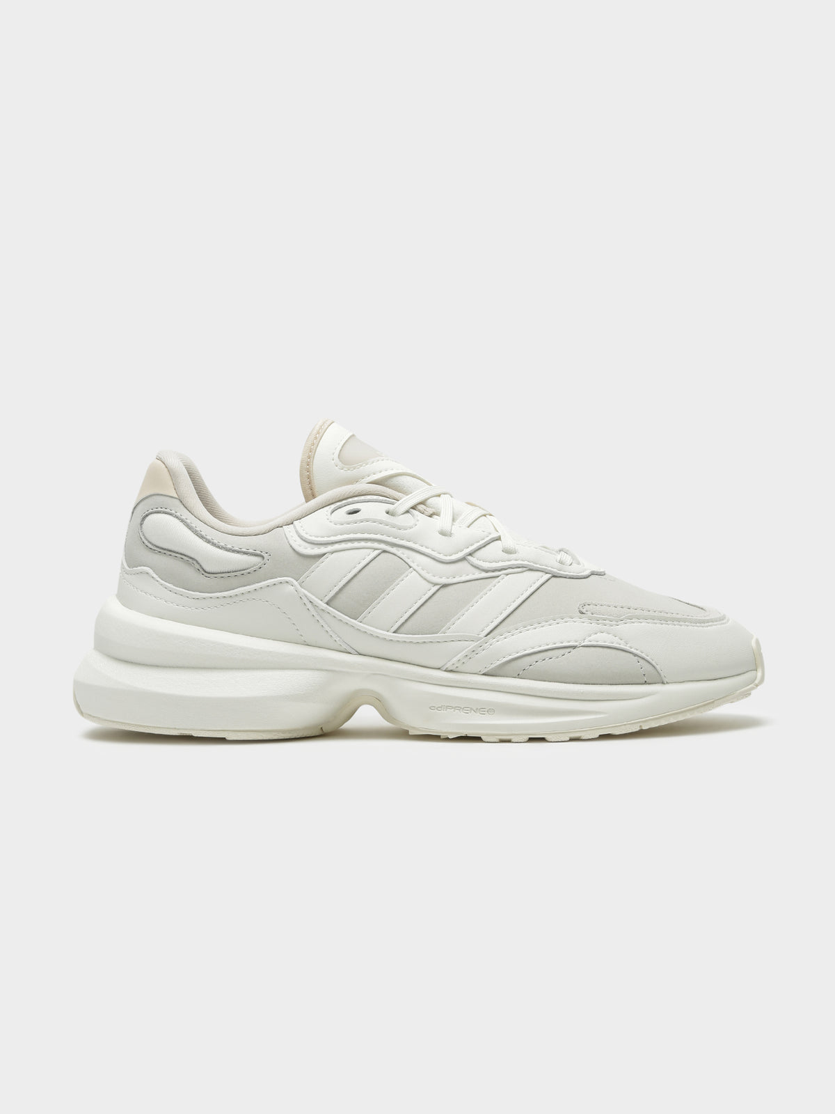 Womens Zentic Sneaker in Off White &amp; Halo Ivory