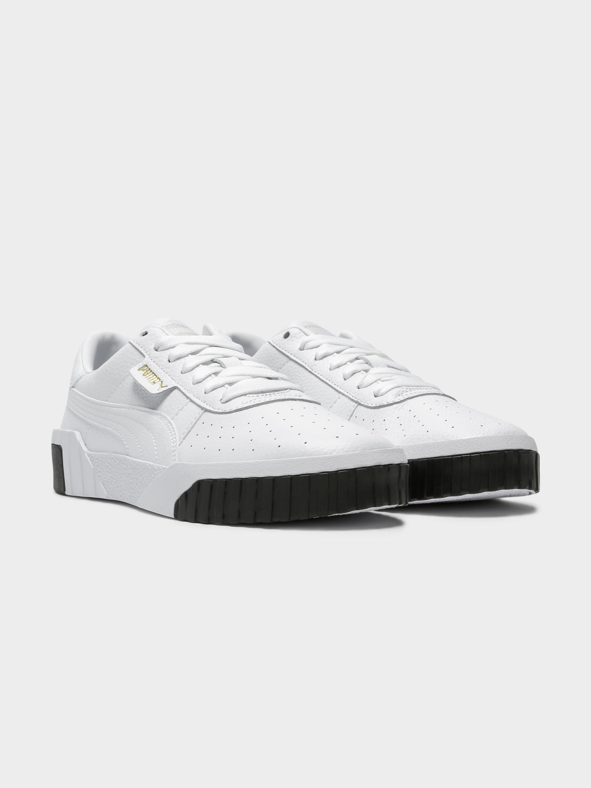 Womens Cali Sneaker in White &amp; Black