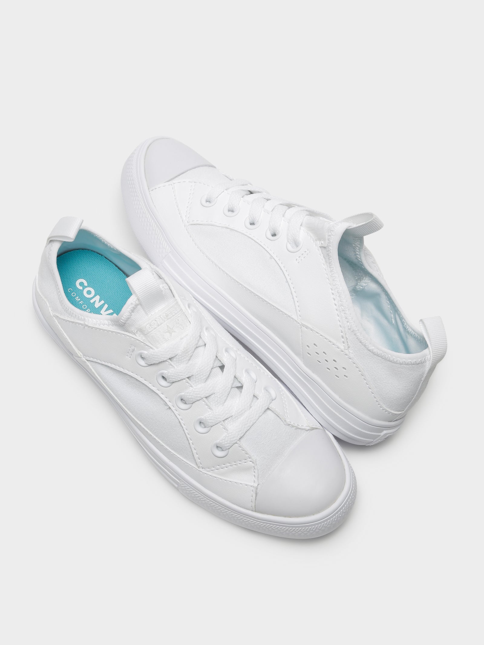 Converse Womens Chuck Taylor Wave Ultra Ox White/White