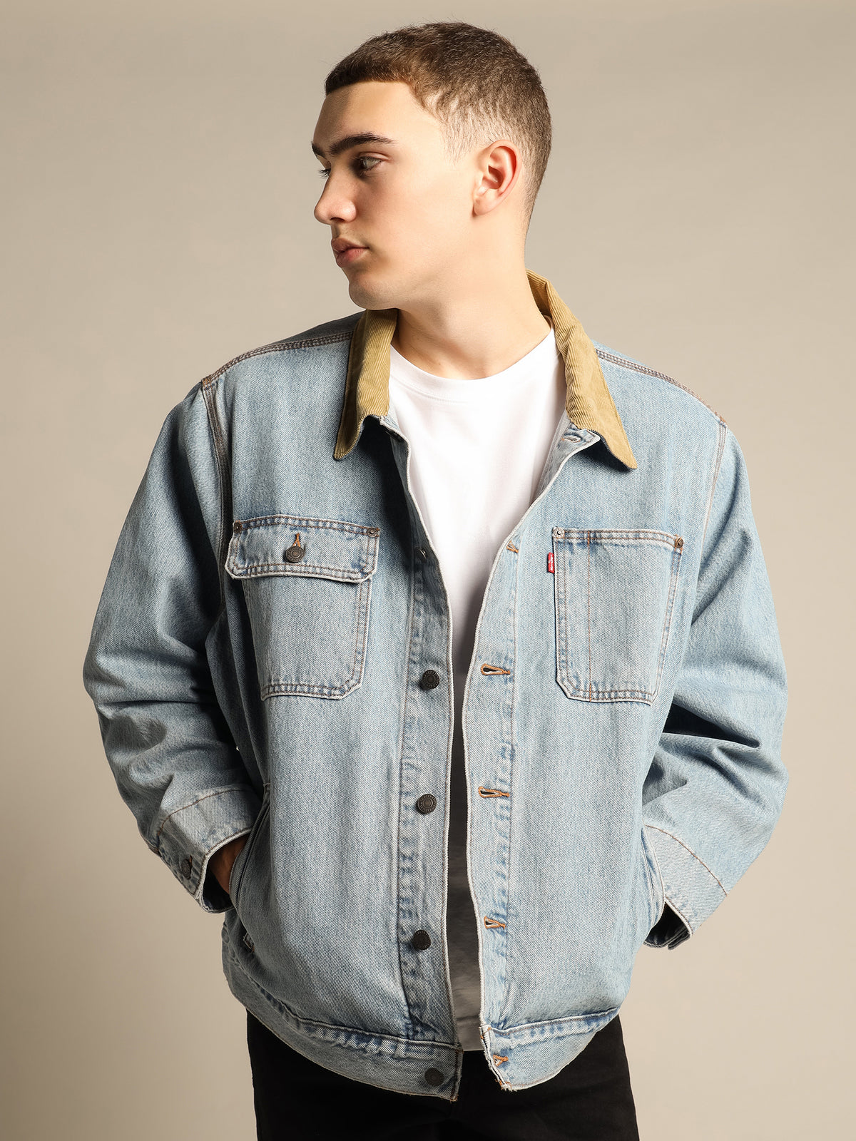 Sunset Trucker Jacket in How Strong