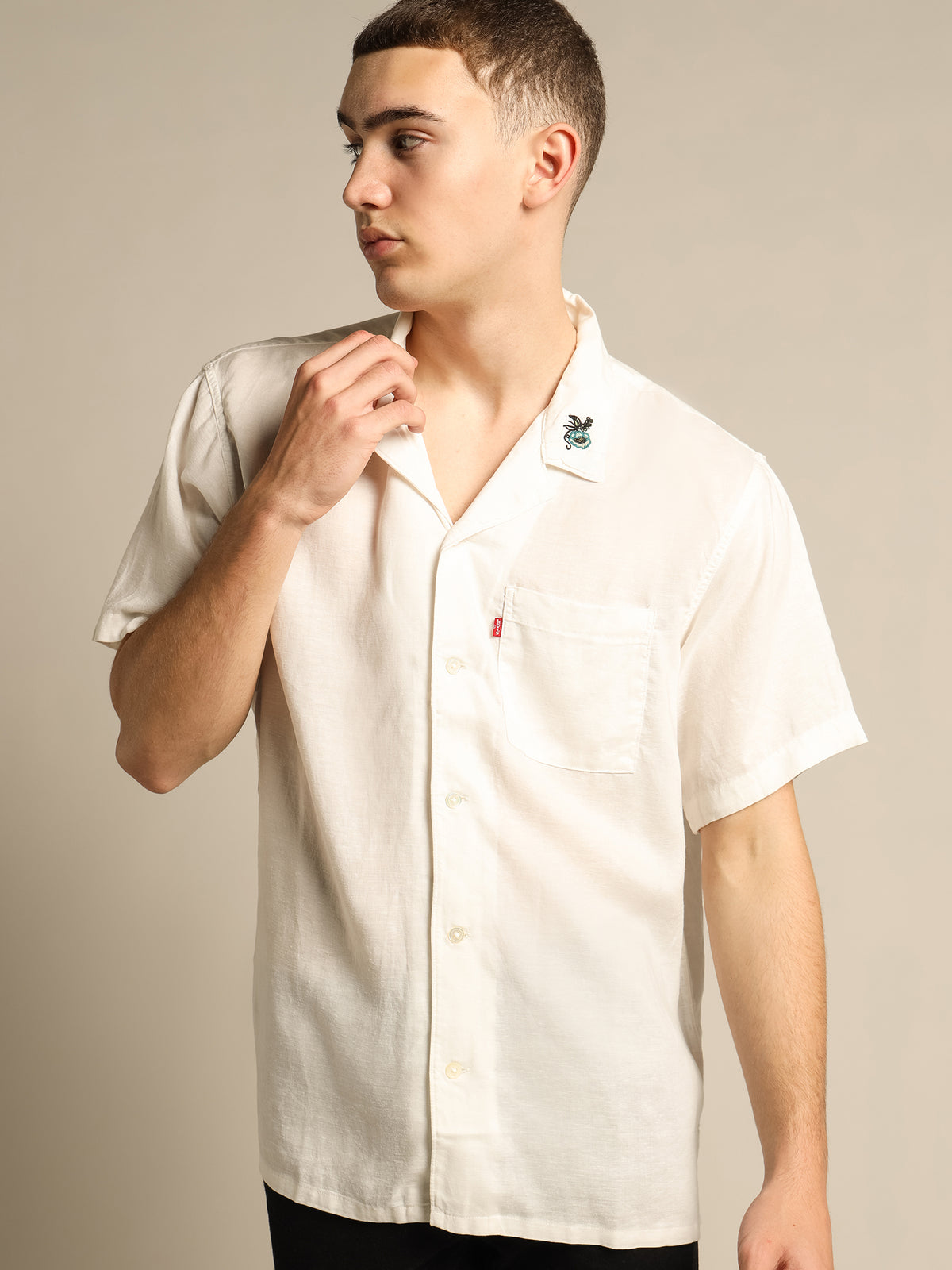 Cubano Shirt in Marshmallow