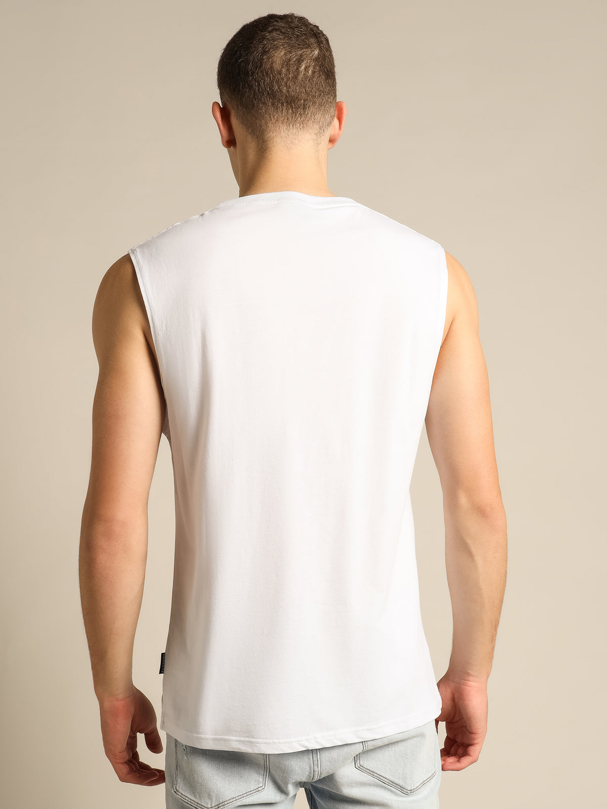 Henleys Vice Muscle Shirt | White