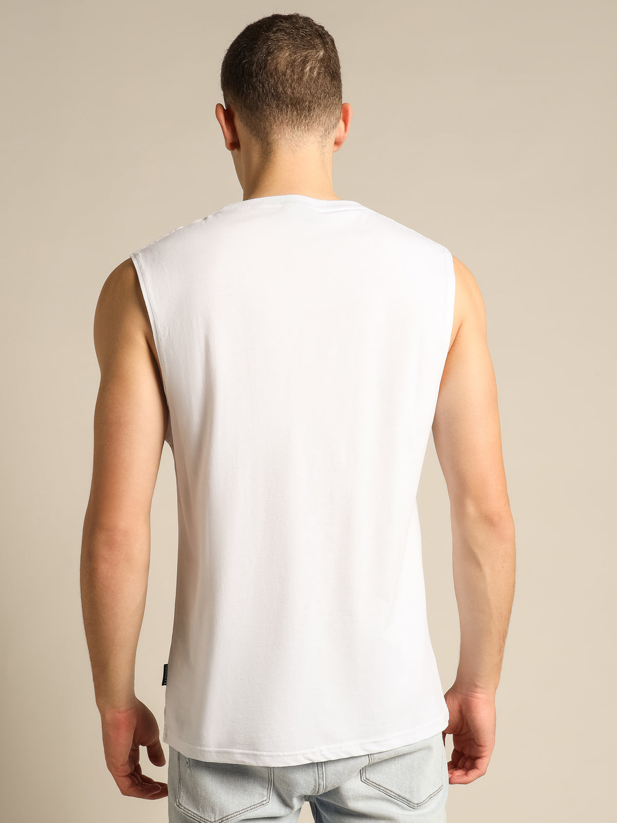 Vice Muscle Shirt in White