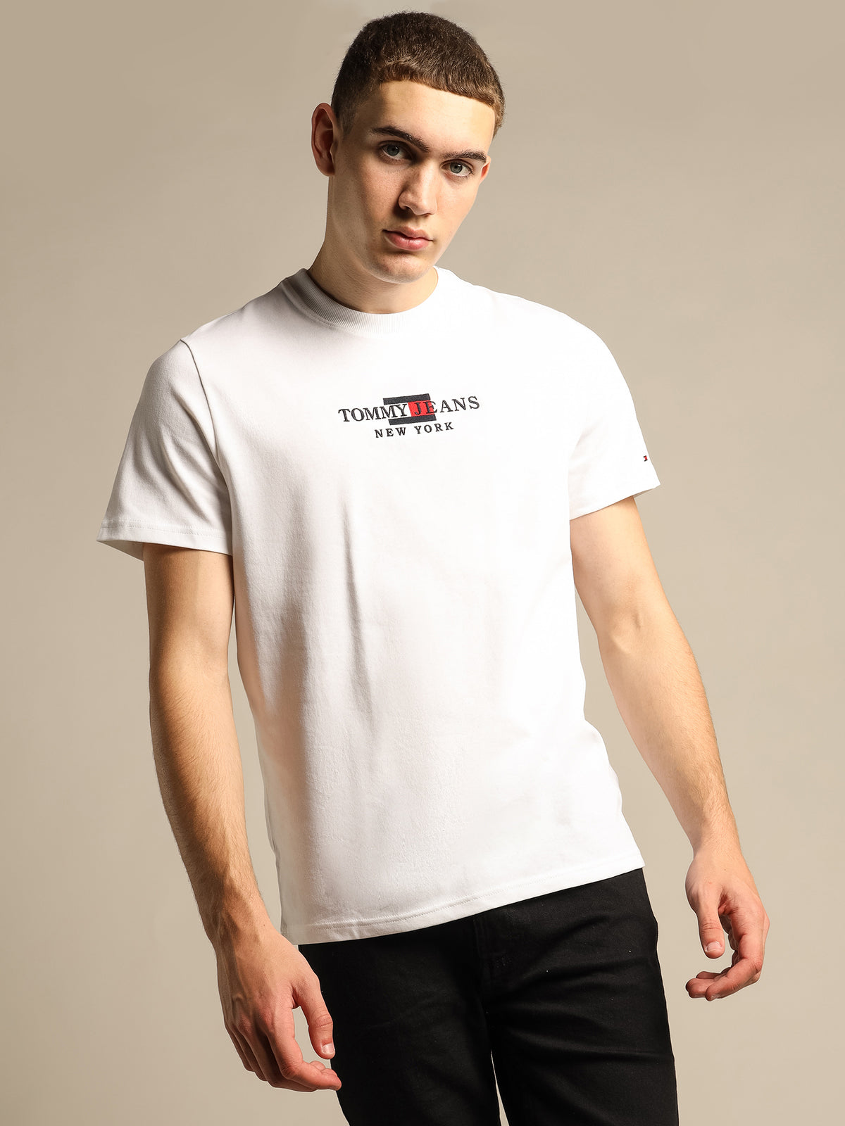 Timeless Organic Logo T-Shirt in White