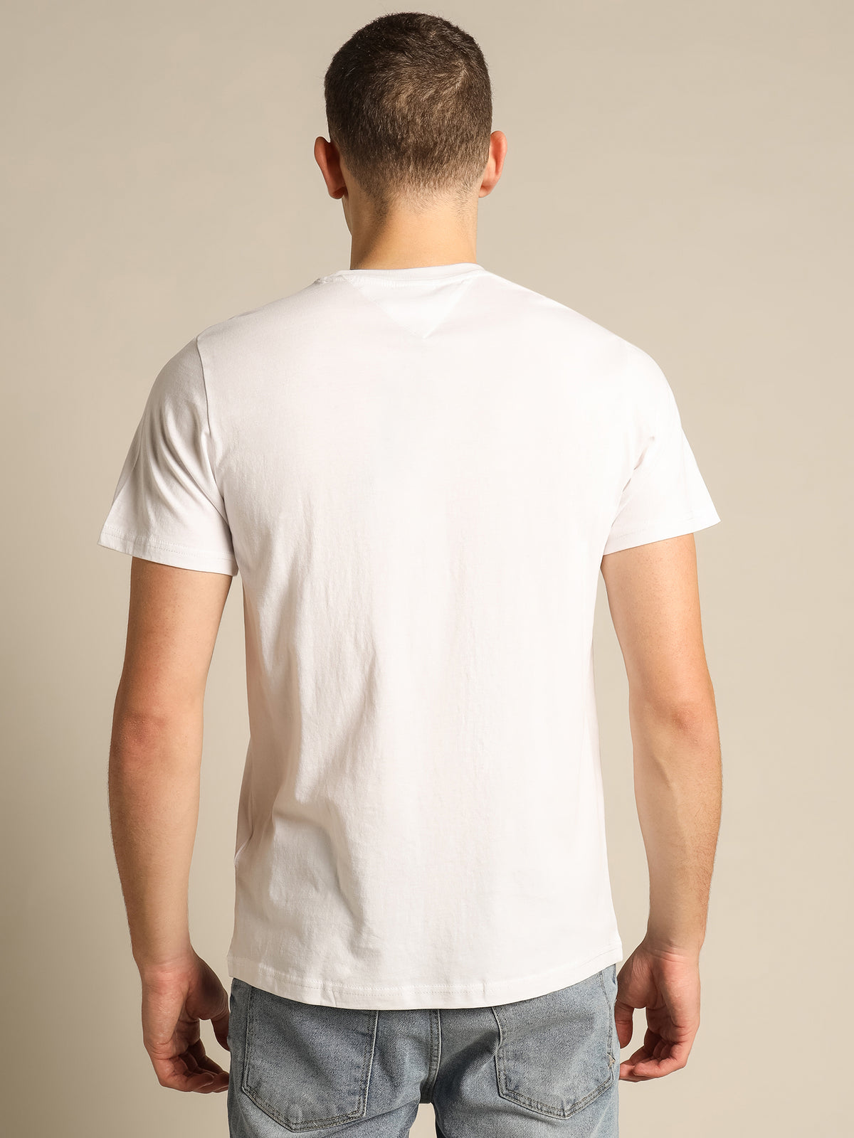 Entry Print T-Shirt in White