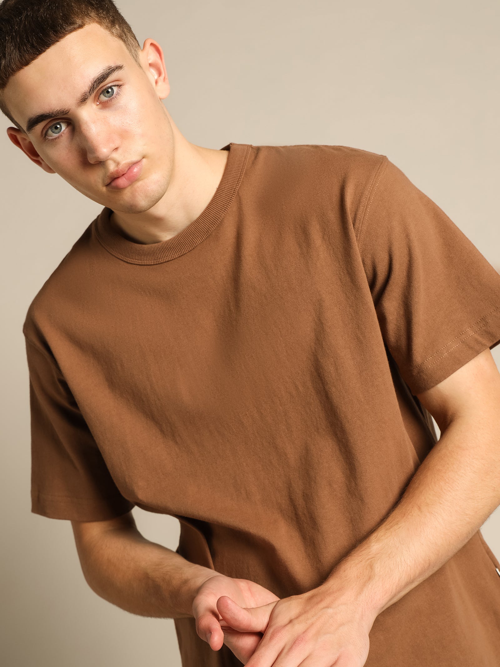 Article One Heavyweight Crew T-Shirt Clay | Glue Store
