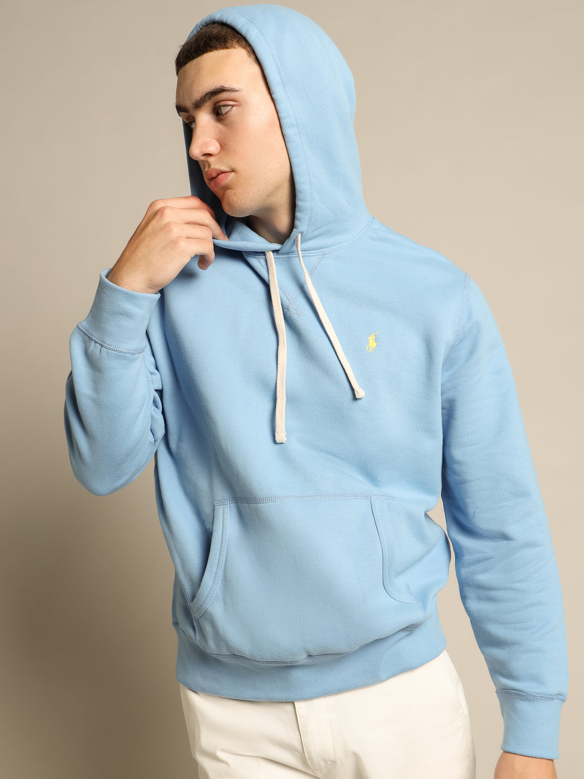 Classic Pop Over Hoodie in Blue Lagoon