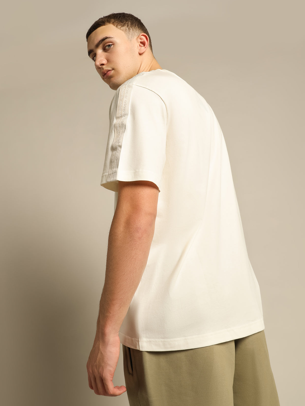 R.Y.V. Loose-Fit T-Shirt in Off-White