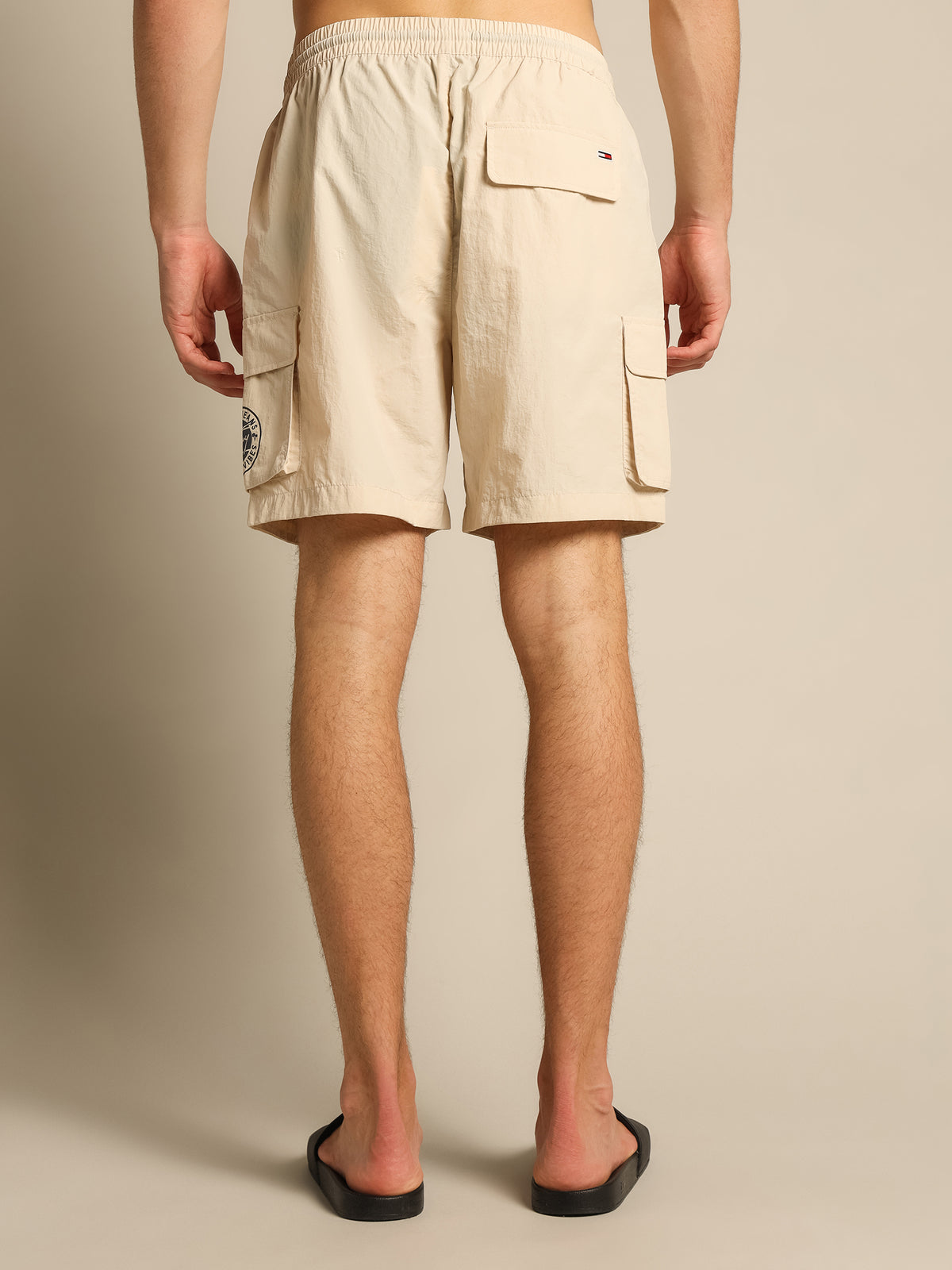 Tommy Hilfiger Novelty Cargo Beach Shorts | Stone