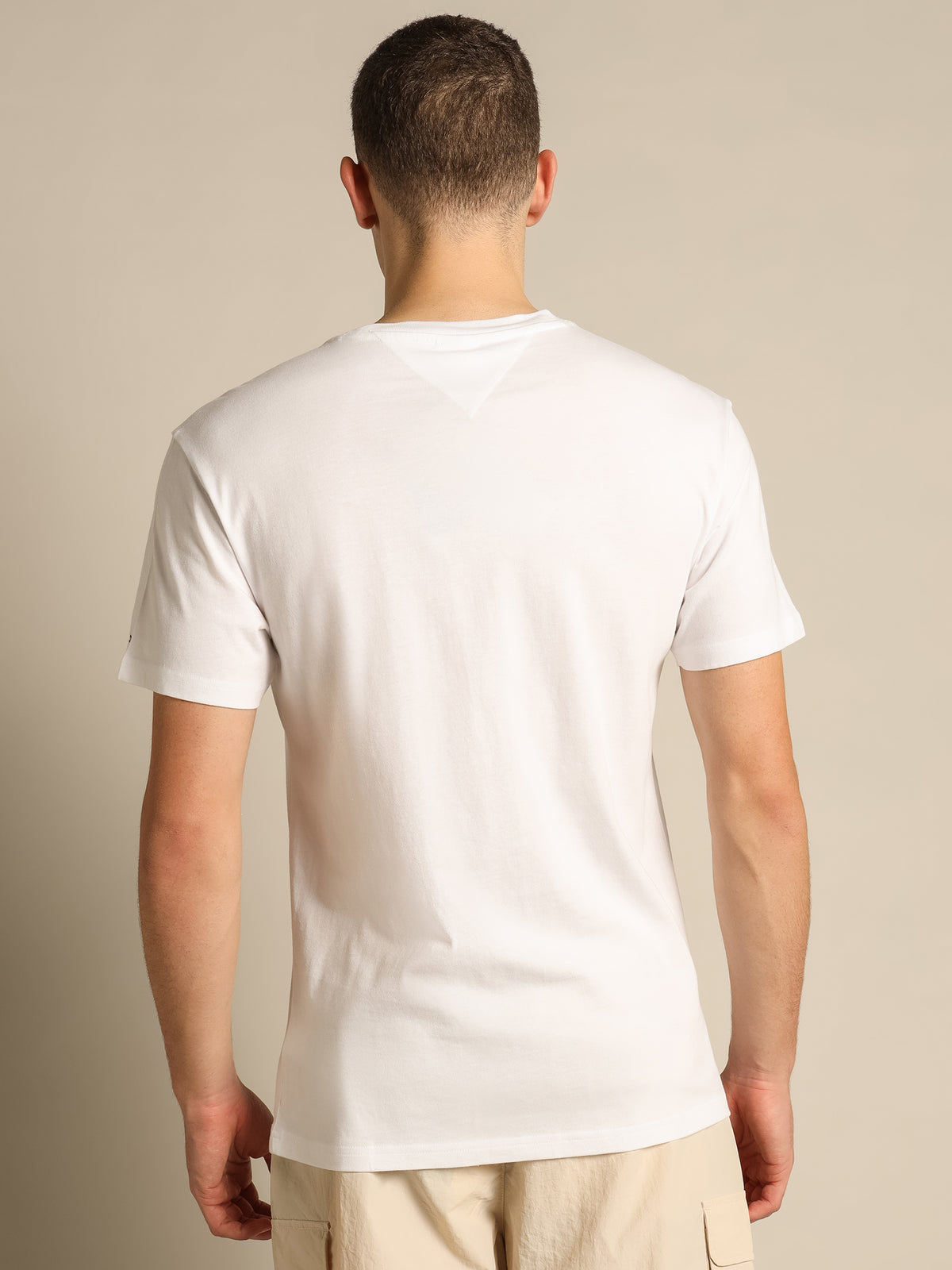 Small Text T-Shirt in White