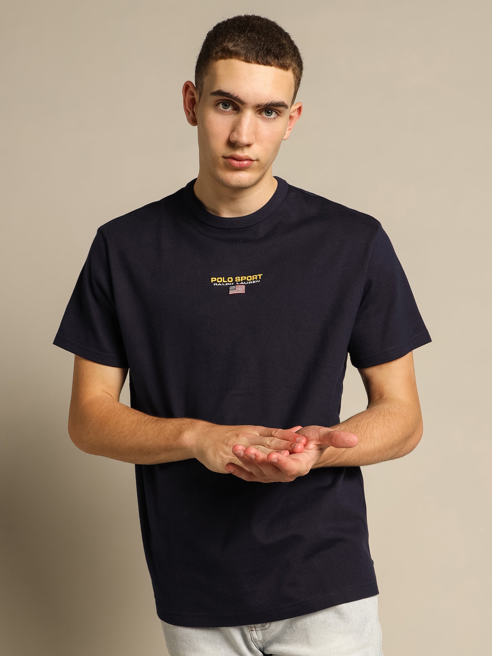 Polo Sport T-Shirt in Navy - Glue Store