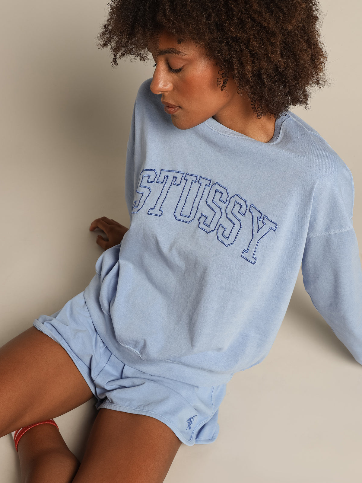 Stussy Rockford Rugby Shorts | Cornflower