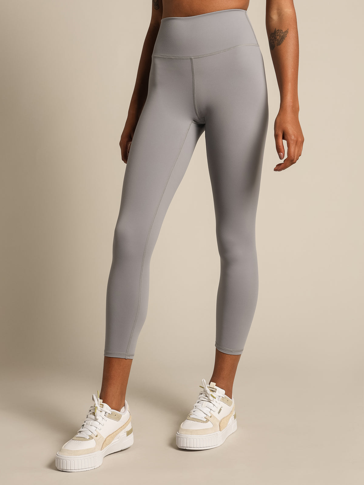 Nude Active High-Rise 7/8 Leggings in Slate Blue