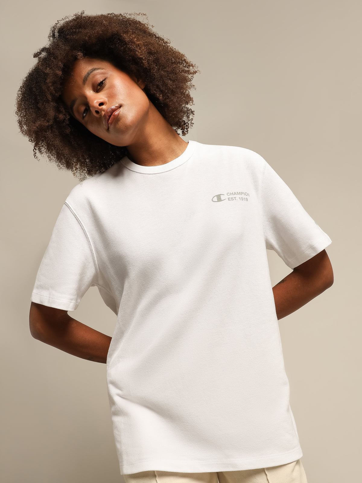 Re:bound Pique T-Shirt in White