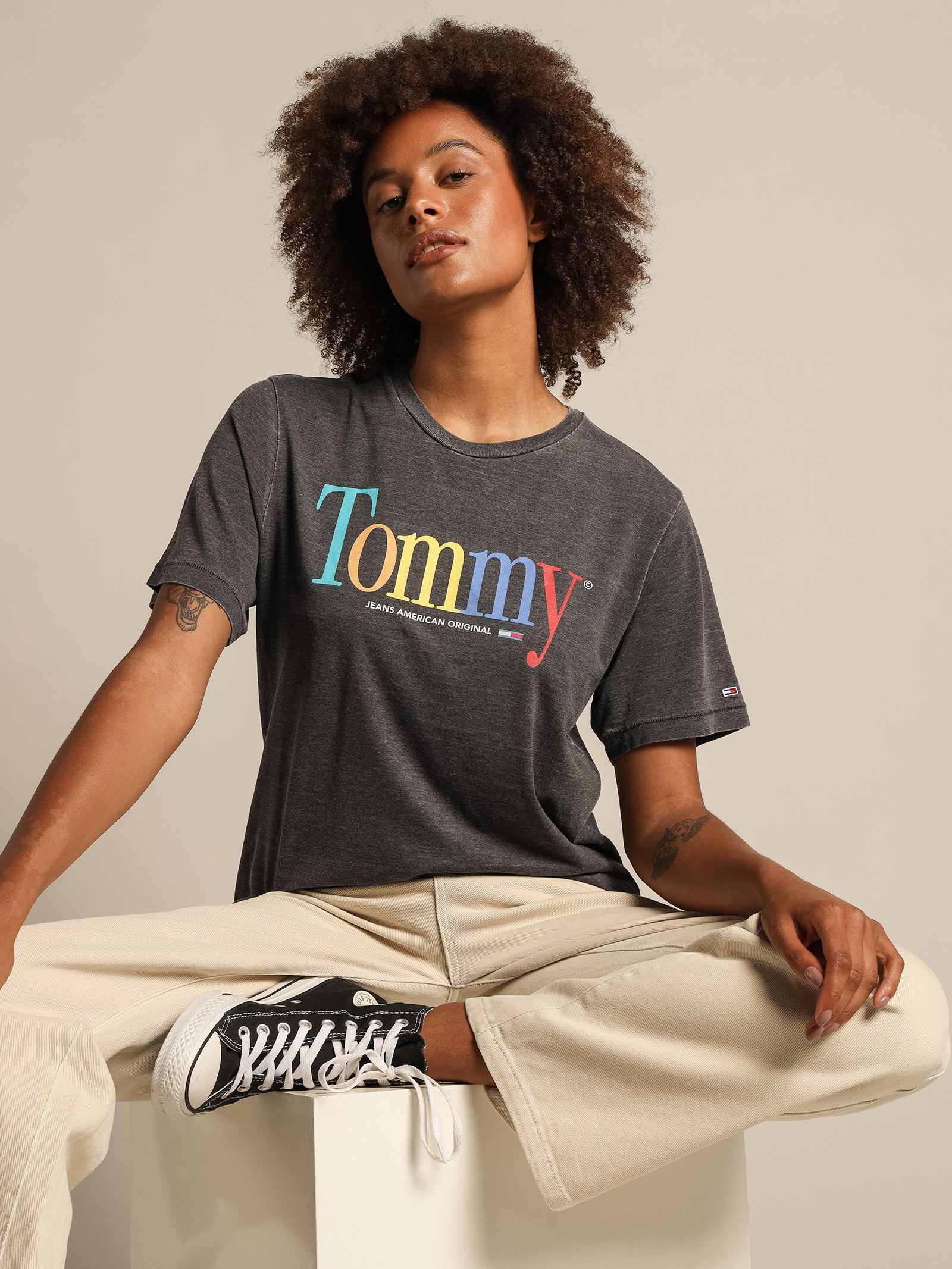 Relaxed Colour Tommy T-Shirt
