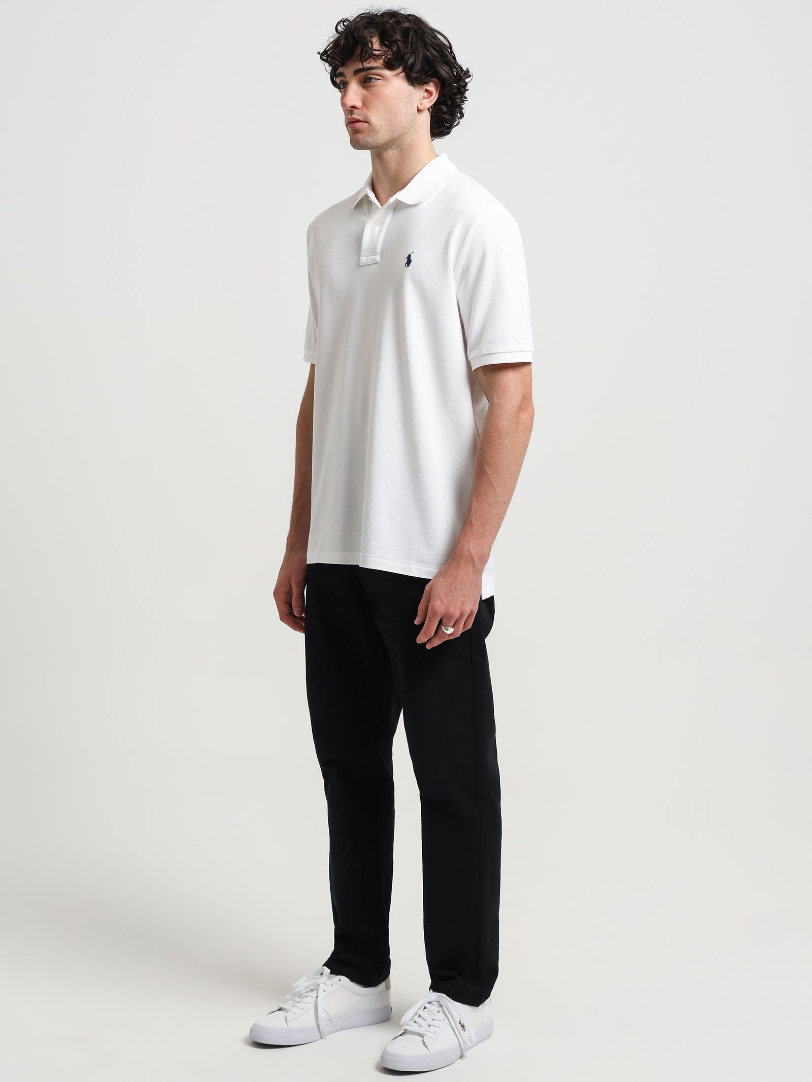 Classic Fit Mesh Polo
