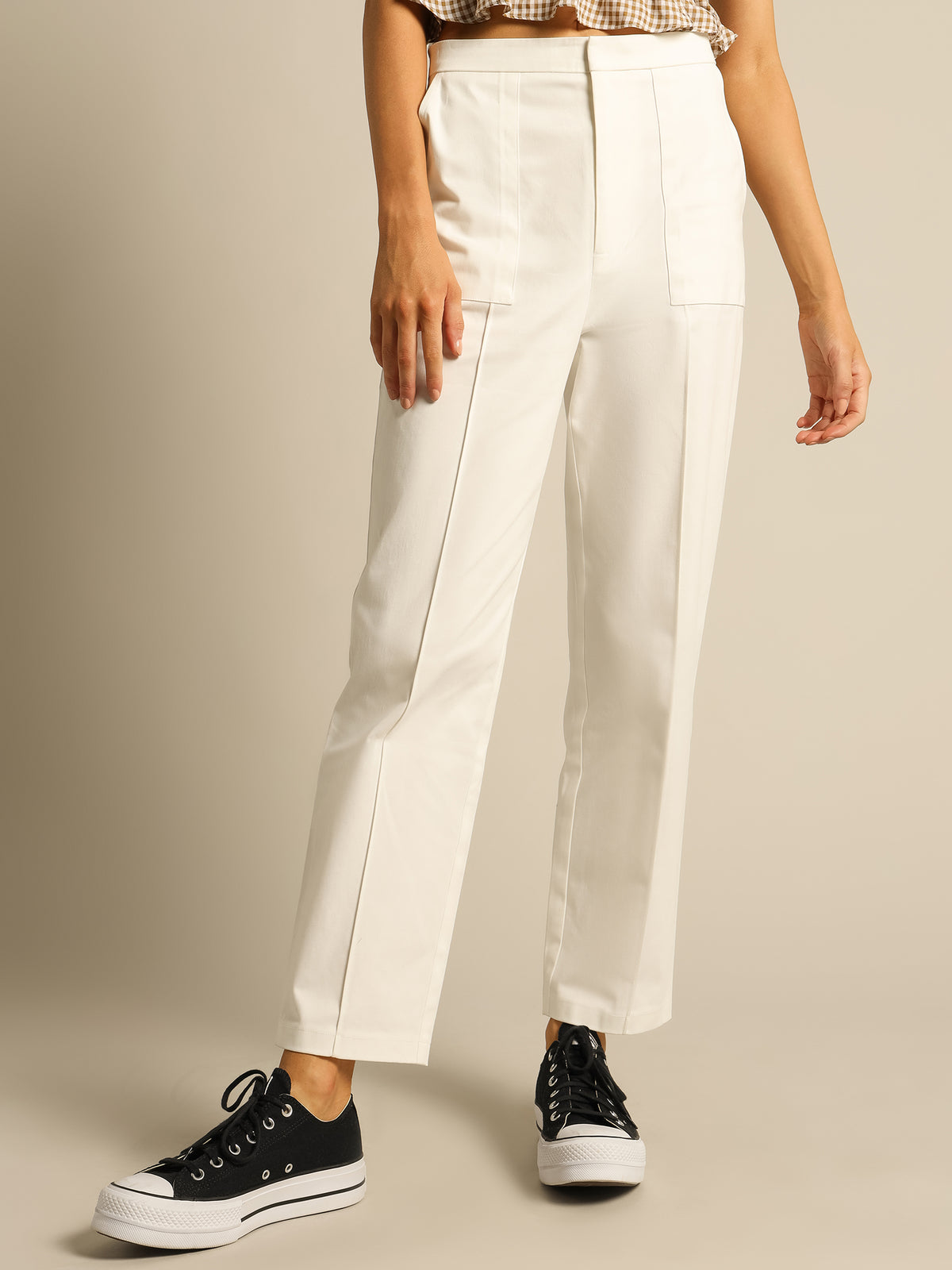 Frankie Pants in Off White