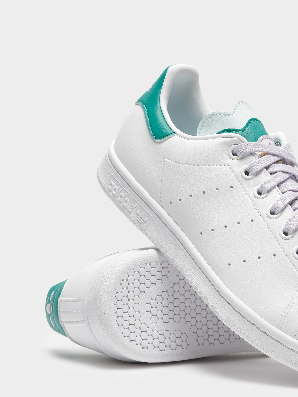 Womens Stan Smith Sneakers in White &amp; Blue