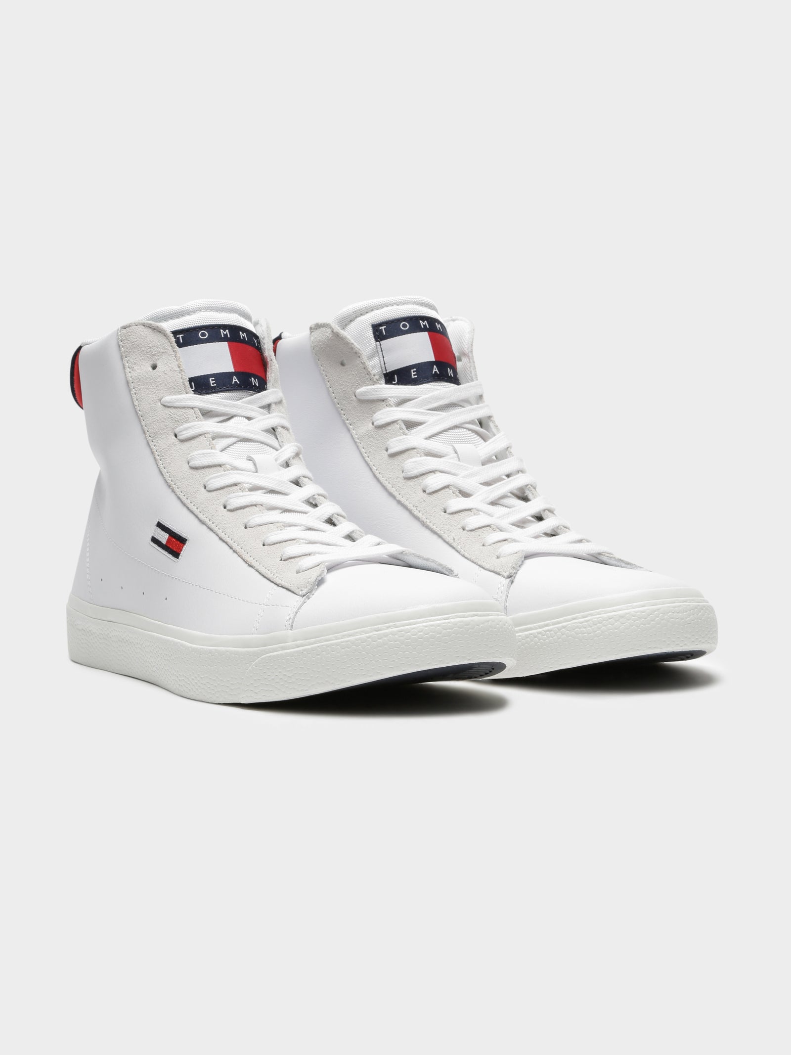 Mens Retro Vulcanized High Top Sneakers