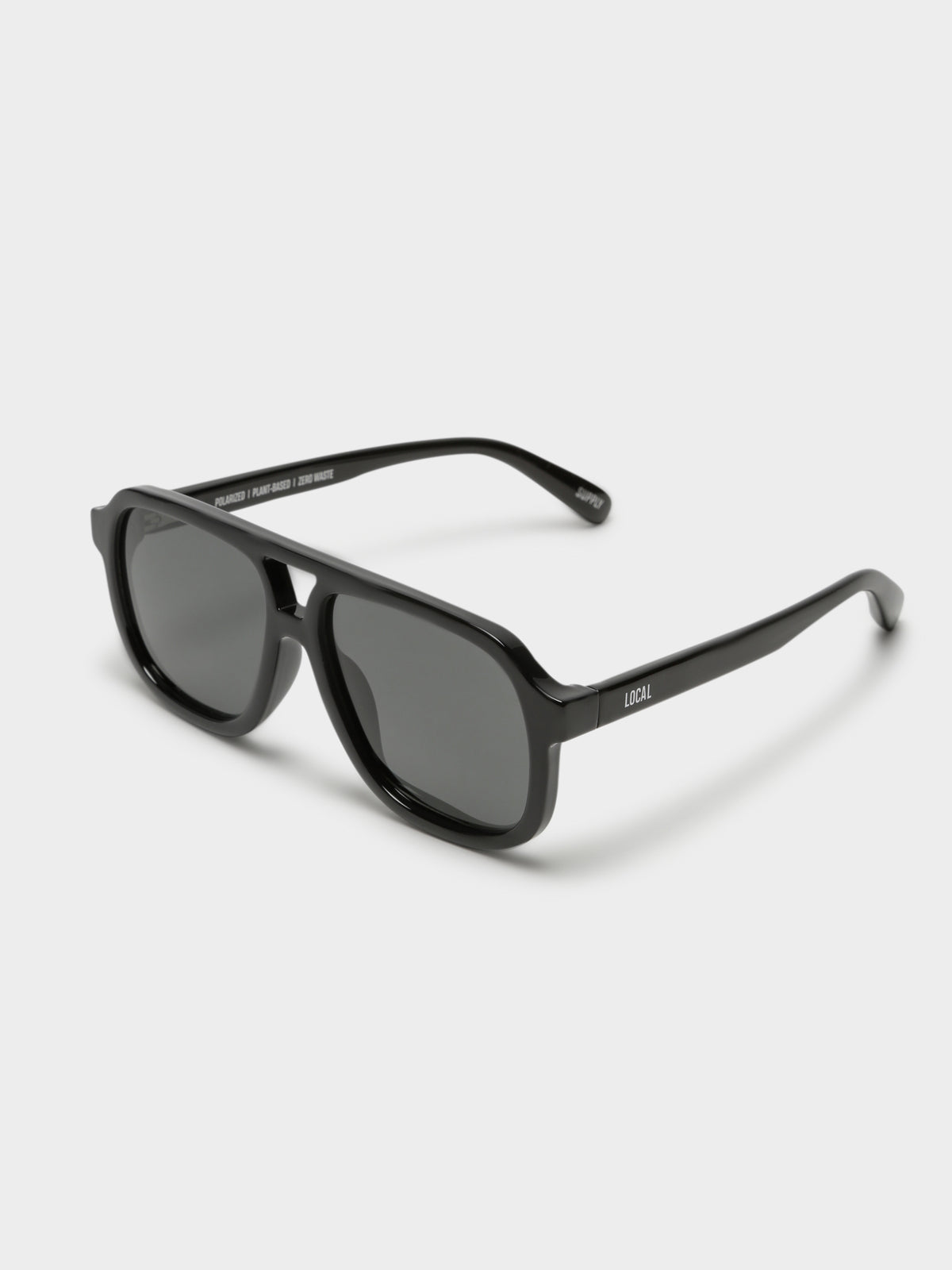MXP Sunglasses in Polished Black &amp; Grey