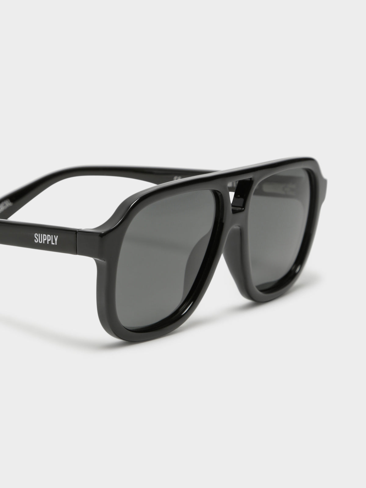 MXP Sunglasses in Polished Black &amp; Grey
