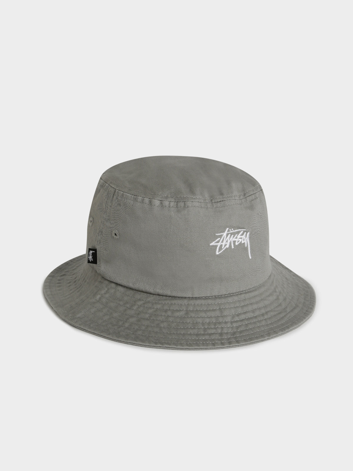 Stock Bucket Hat in Grey