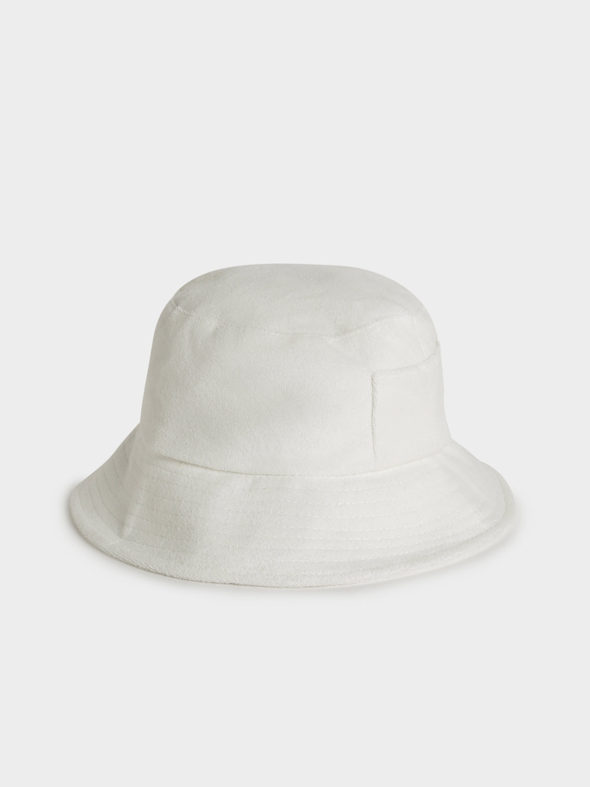 Finn Terry Bucket Hat in White